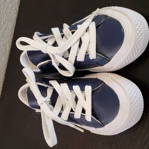 Blue Leather Converse -Size 12
